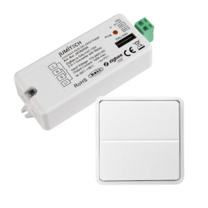 Forprogrammeret Zigbee pakkeløsning til 1-10V styring og batteriløst tryk