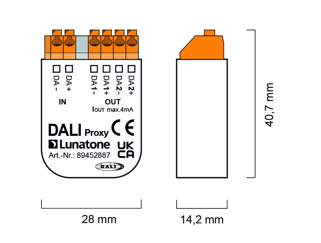 DALI Proxy til indbygning - Billede 4